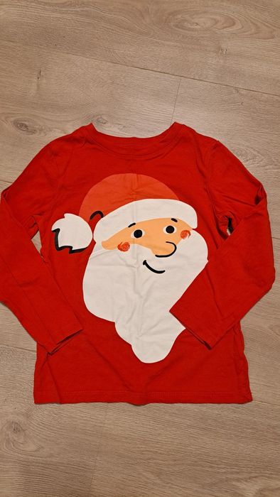 Bluzka na Mikołajki ze Św Mikołajem