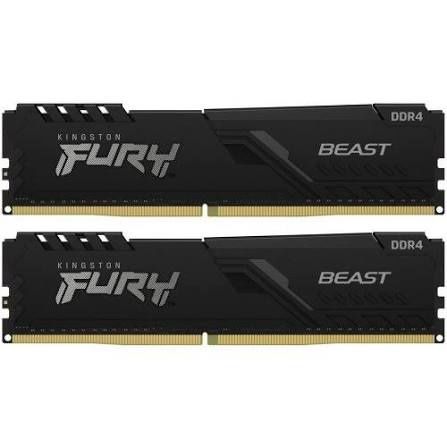 ОЗУ Kingston DDR4 16GB (2x8GB) 3200Mhz FURY Black