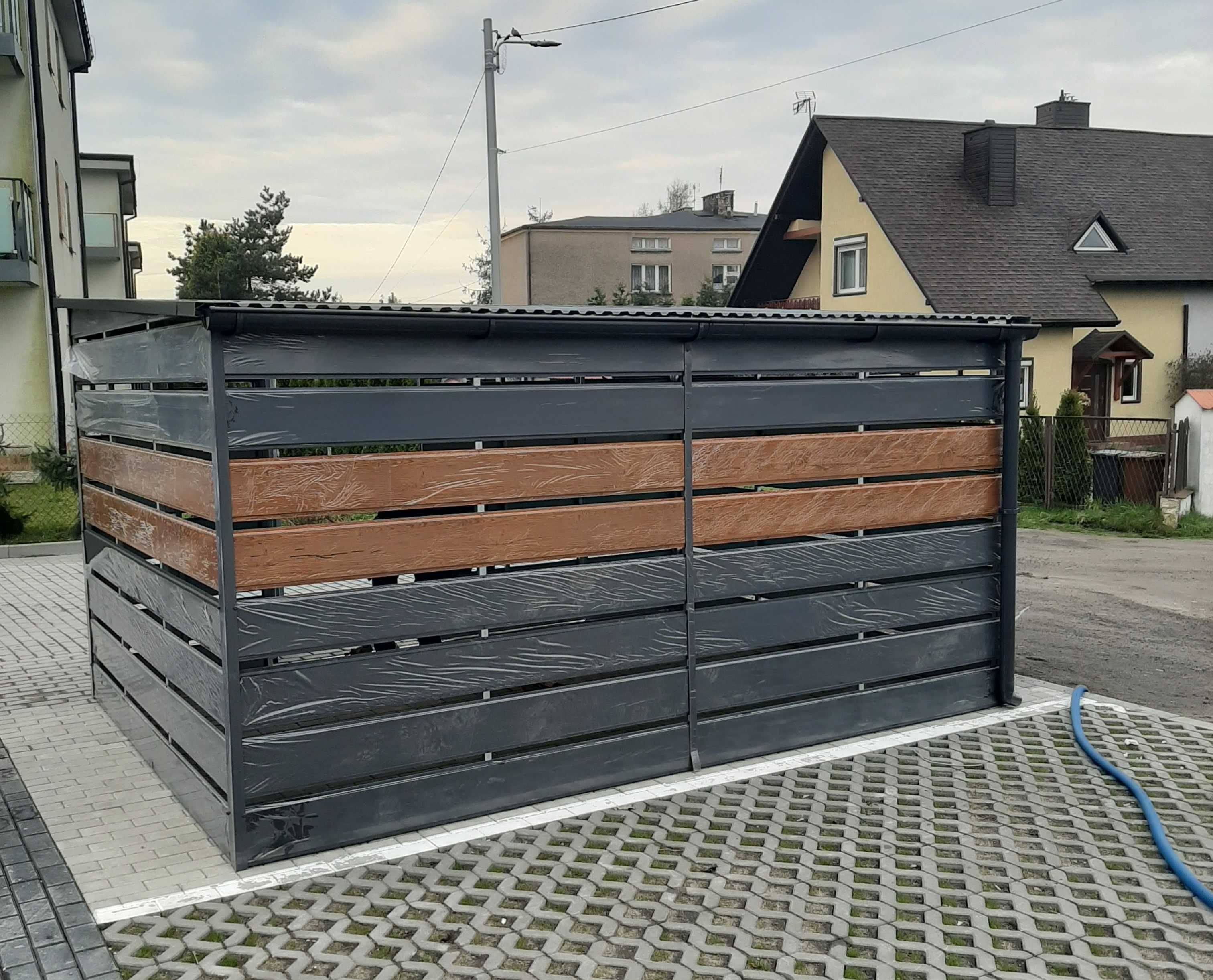 Wiata śmietnikowa 4x3