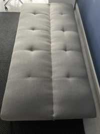 Sofá-cama de 2 lugares em tecido Aruba - Cor do tecido : Cinzento