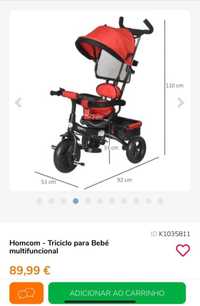 Triciclo para Bebé multifuncional