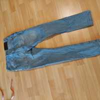 Długie męskie spodnie Jeansy Zara S