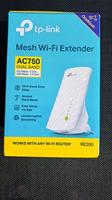 Mesh Wi-Fi Extender AC750 Dual Band. Oszczędzasz ok. 45 zł !