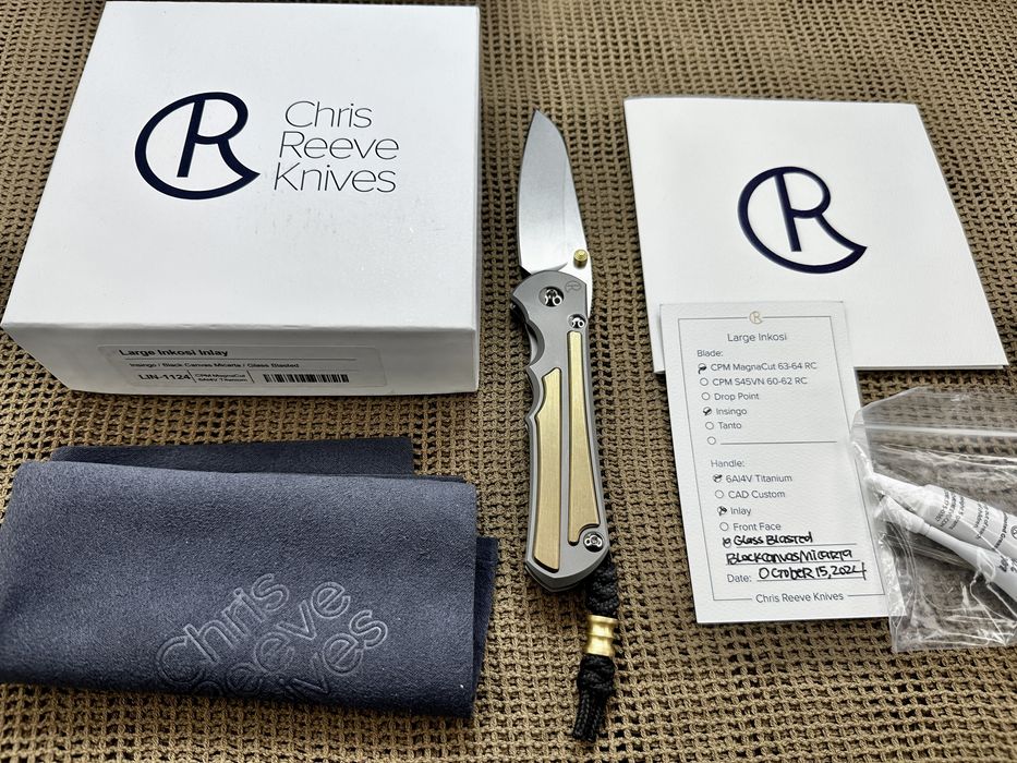 Ніж Chris Reeve Large Inkosi Insingo Custom MagnaCut
