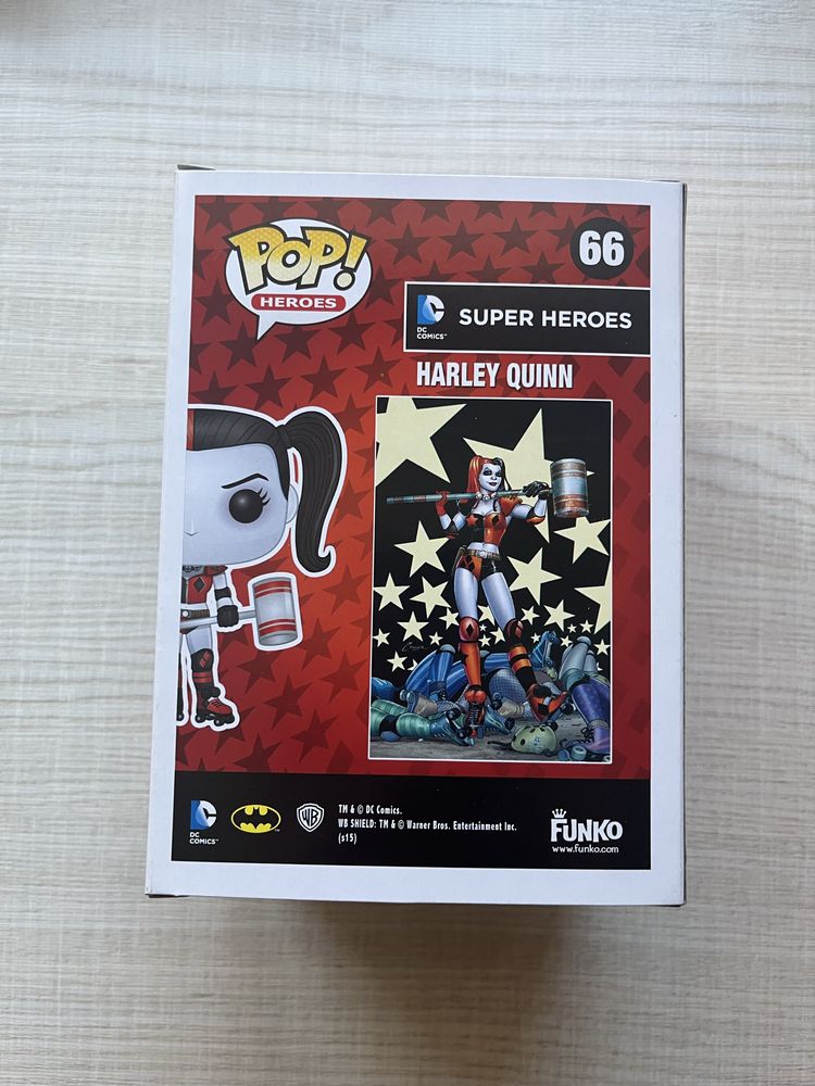 Funko Pop Harley Quinn Super Heroes AUTOGRAF Chad Hardin 66
