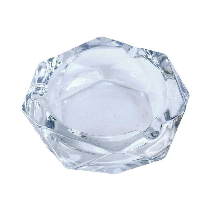 Szklana popielnica Bohemia, Czechosłowacja, lata 70.