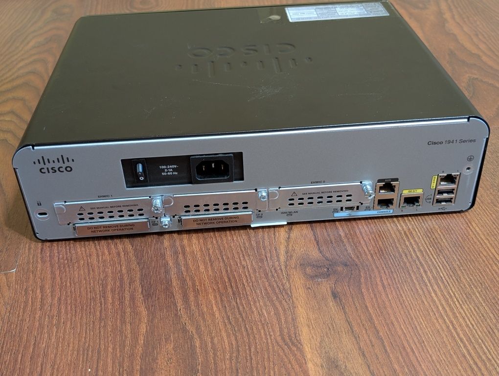 CISCO 1941-SEC/K9 Сетевое оборудование , Свич, Switch, Роутер MikroTik