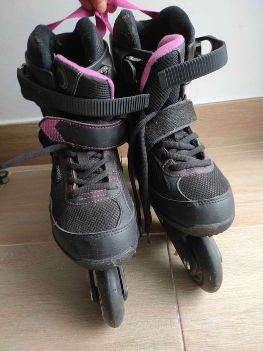 Patins Oxelo 39 + kit proteção