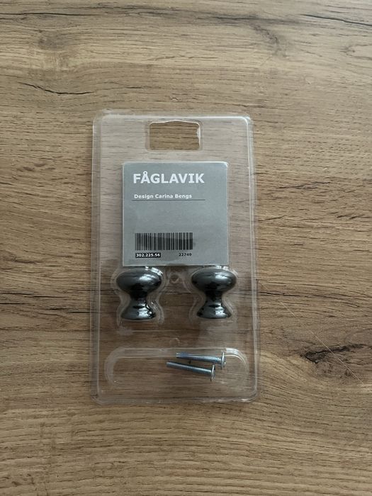 Gałki do mebli IKEA FÅGLAVIK komplet 2 sztuki nowe