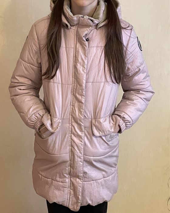 Зимова куртка для дівчинки розмір 134