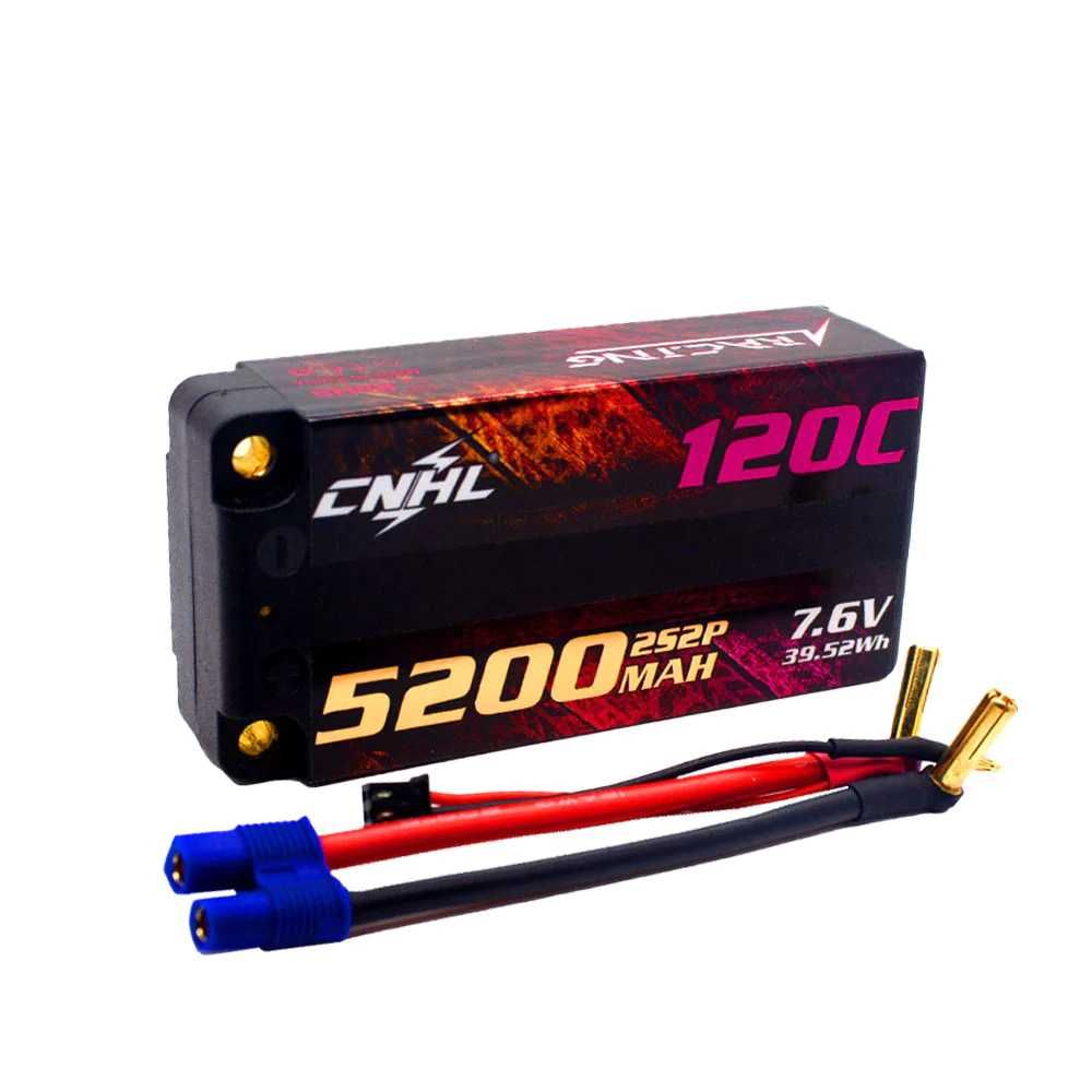 CNHL 2S 5200 Racing HV 120C EC3/EC5/XT60 Hard Akumulator FPV RC tattu