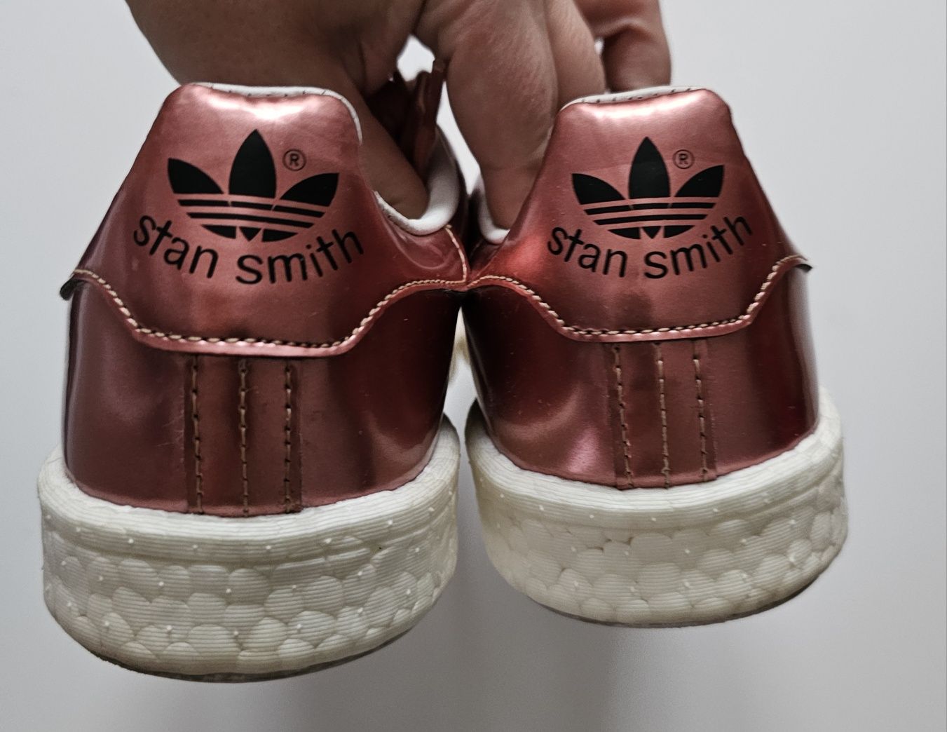 Adidas Stan Smith Boost Metallic 40 2/3 damskie buty sportowe różowe