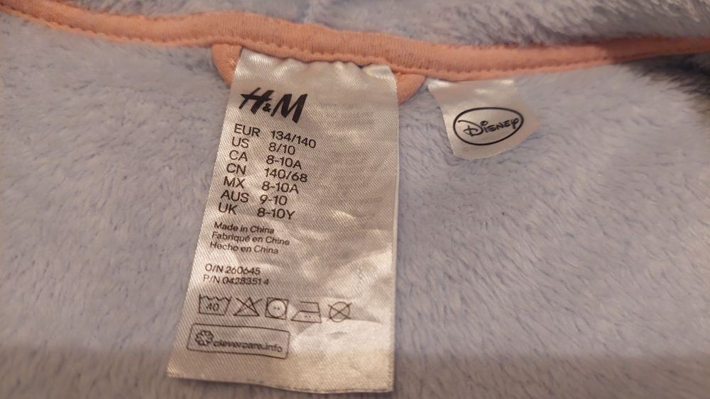 Szlafrok H&M Kraina lodu ELSA. R. 134/140, 8-10 lat. Super jakość!