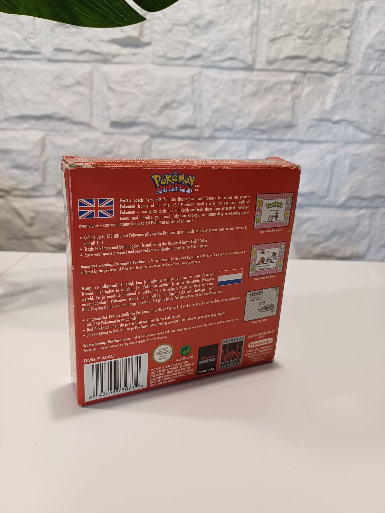 Pokemon Red Nintendo Gameboy  / Color/ Advance komplet oryginał
