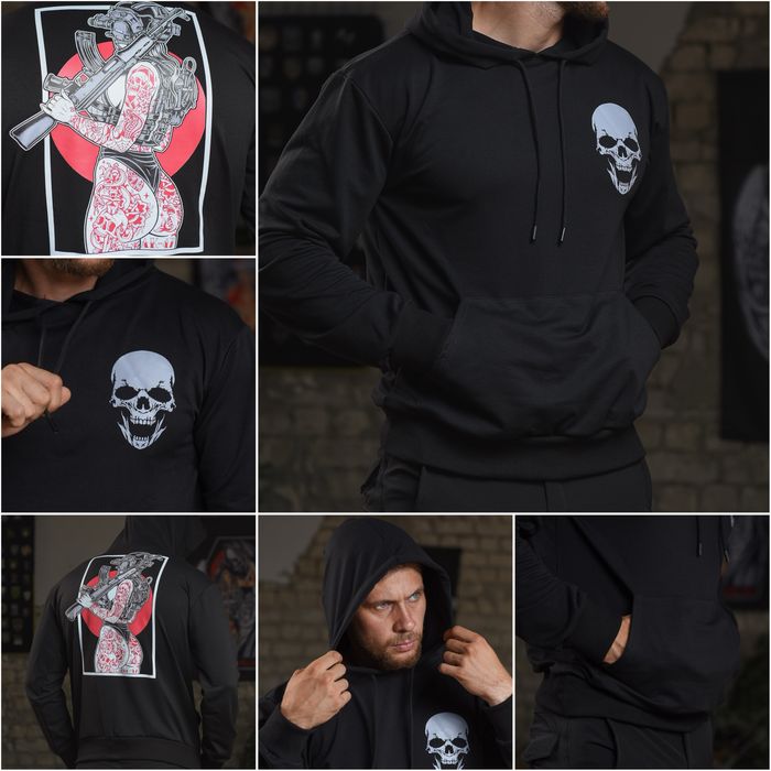 Худі кофта руни, ак-74,водій,парамедик, череп, далі бога немає, вивезу