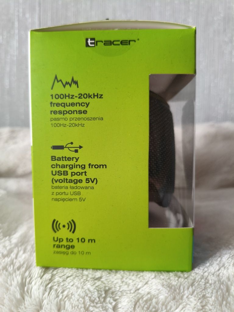 Głośnik Bluetooth •• Tracer Splash S Green •• Kraków •• Nowy