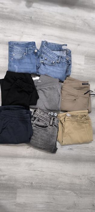 Conjunto de 9 calças de meninos 11 aos 14