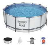 Бассейн каркасный Bestway 56420 круглый, 366-122см, 10250л, фильтр-нас