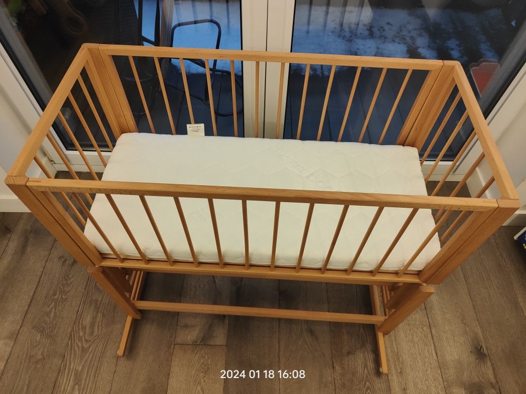 Kołyska dreamer, bujak, bukowa. 2w1