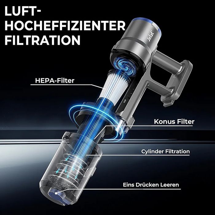 Jetzt XS27 odkurzacz akumulatorowy, 35 min/150 W/0,8 l / 20 kPa