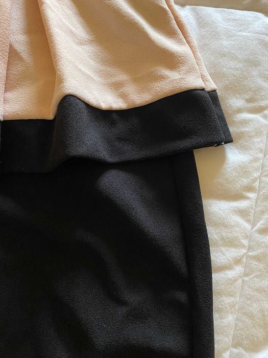 Vestido rosa e preto - tamanho M