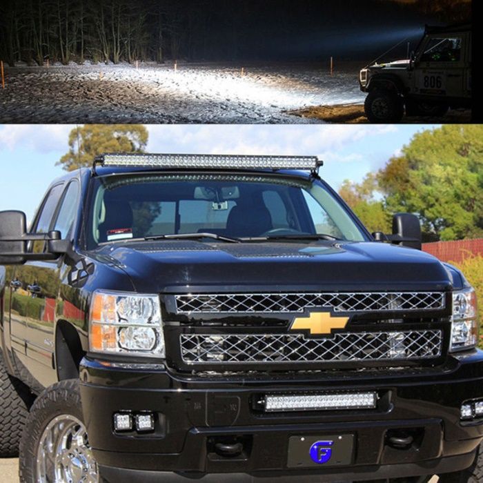 Barra led 240w 105cm  Curva| |TT 4x4 Off-Road + kit montagem