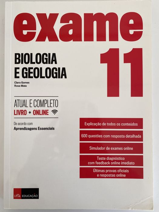 livro de preparaçao para exame de Biologia e Geologia