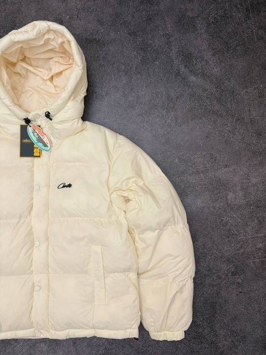 Corteiz Bolo Puffer Jacket  White