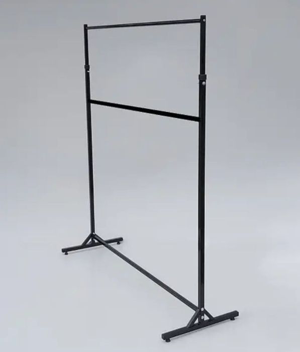 Стойка 2-х уровней вешалка напольная металлическая для хранения одежды