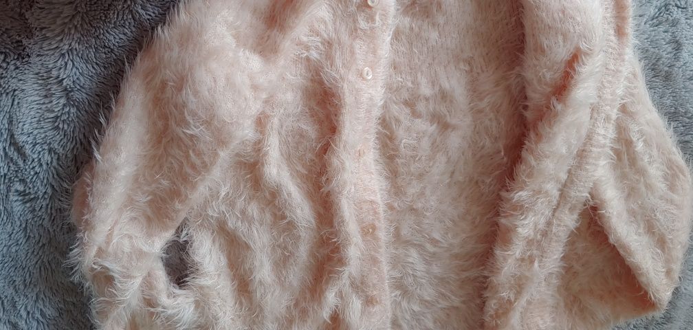 Sweterek futerkowy mocherowy 152