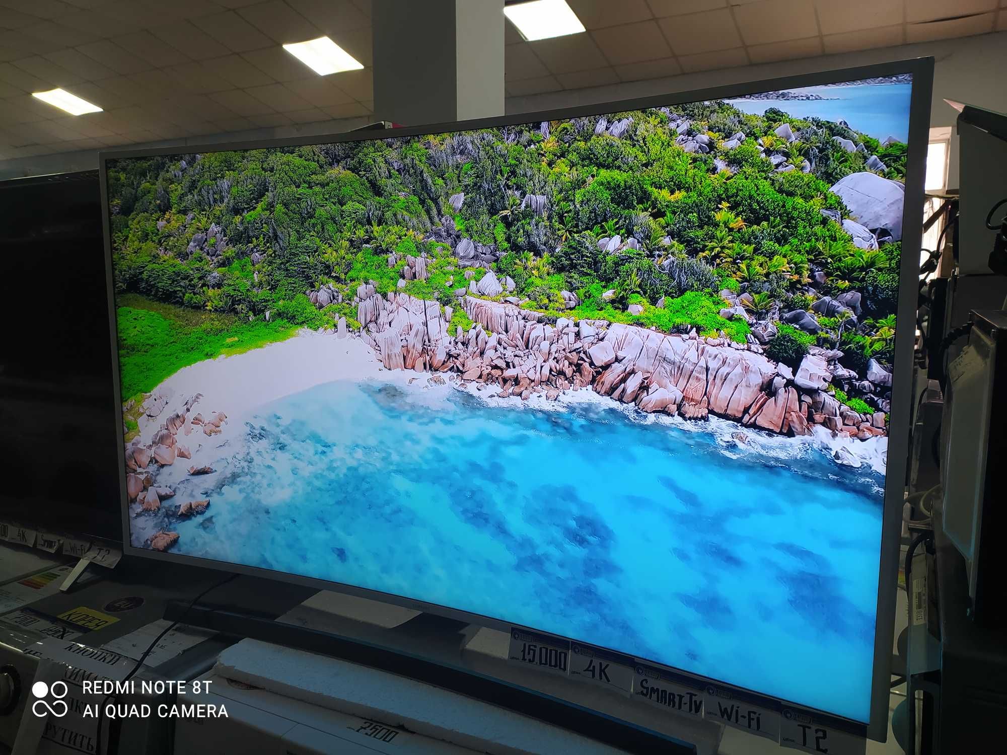 Samsung 55 изогнутый экран 4k/wi-fi/smart/t2