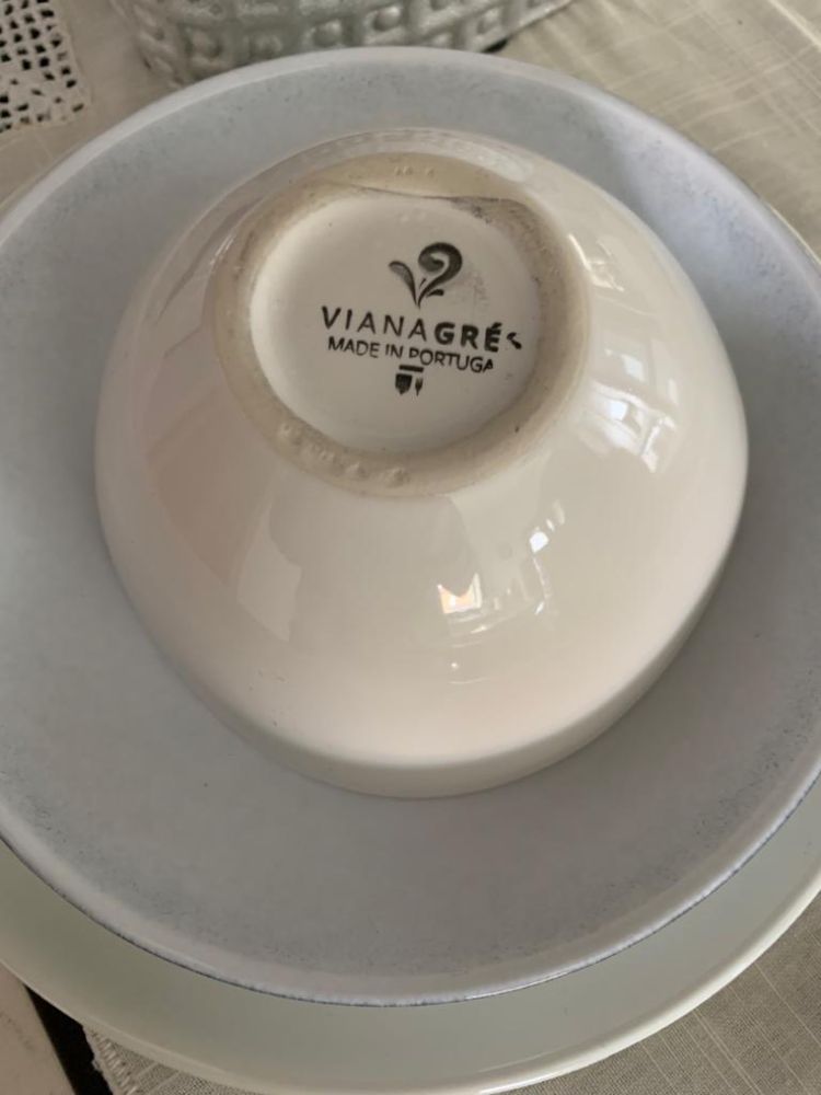 Conjunto de louça de porcelana elegante Viana Grés