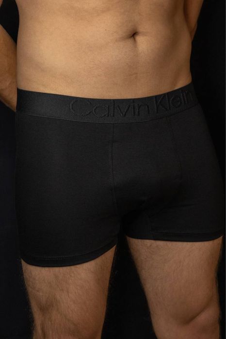 ОПТОМ Труси Чоловічі боксери гуртом рельєфна резинка чорні