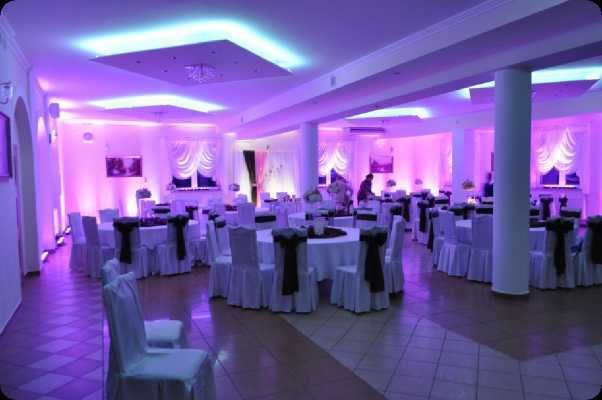 Fotobudka 360 ciężki dym, fontanny iskier i wiatraki iskier 18 40 dj