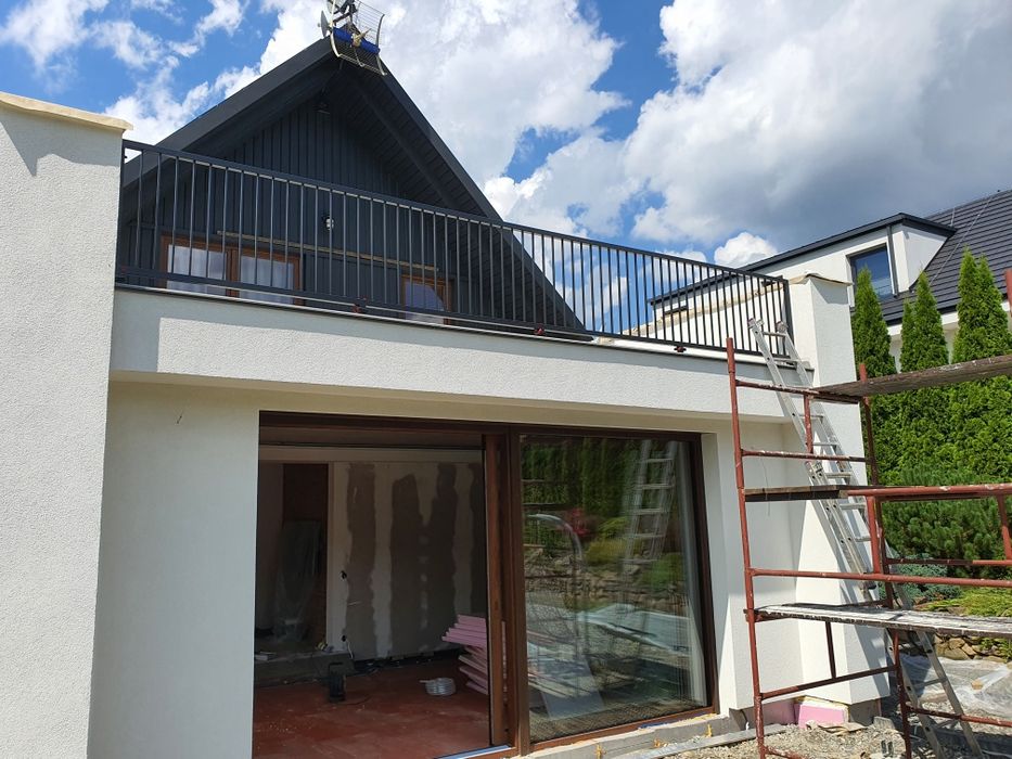 Balustrada pionowa 20x20 ocynk malowany proszkowo