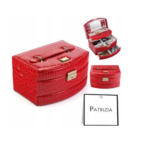Damski kuferek PATRIZIA BEAUTY-18020 czerwony