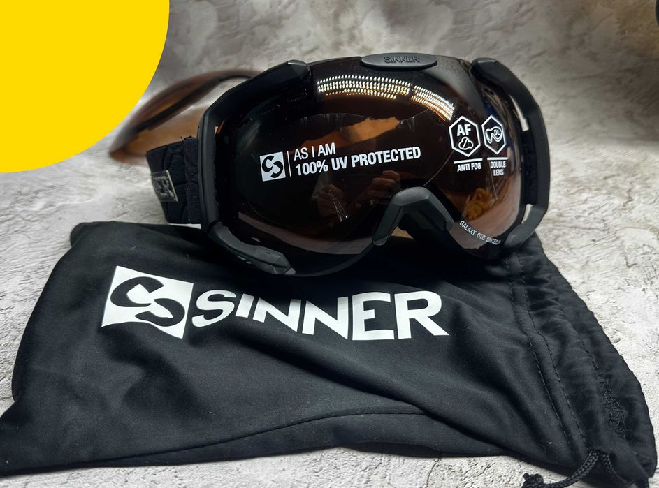 Маска для шлема Sinner Galaxy OTG НОВАЯ (лыж сноуборда)