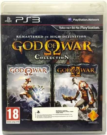 God of War Collection HD Remastered GoW 1 GoW 2 PlayStation 3 (PS3)