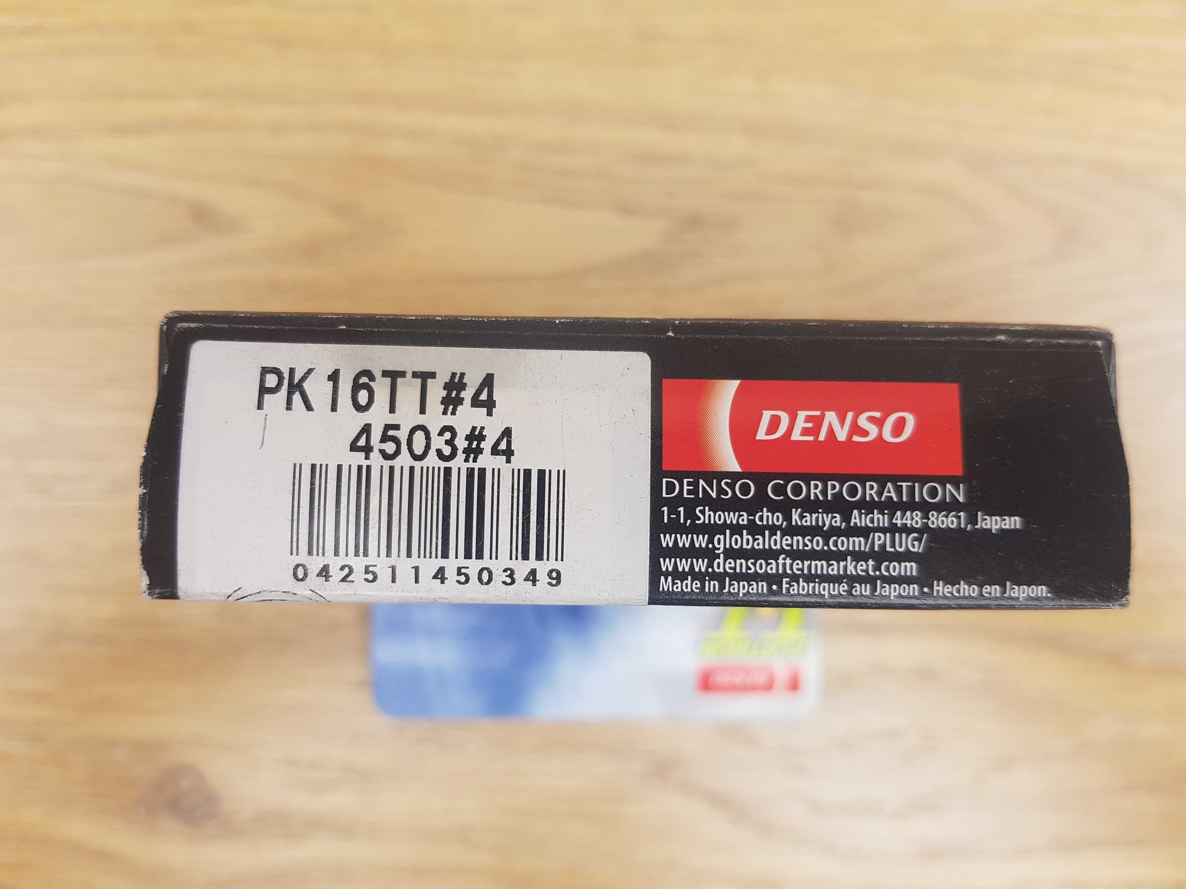 Свечи зажигания Denso Platinum TT PK16TT 4503 платиновые упаковка 4 шт