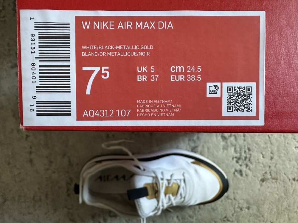 Nike Air Max Dia r. 38,5 wkładka 24,5 cm