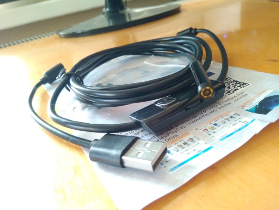 OTG Эндоскоп 5.5 мм. Micro usb, type-c, USB cable. Мини камера.