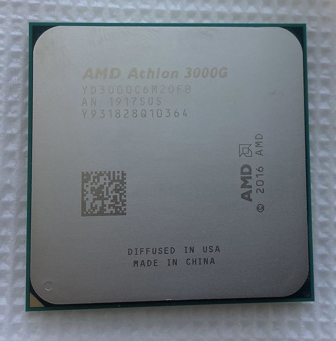 Процесор AMD Athlon 3000G socket AM4 з відеоядром Radeon Vega 3 новий