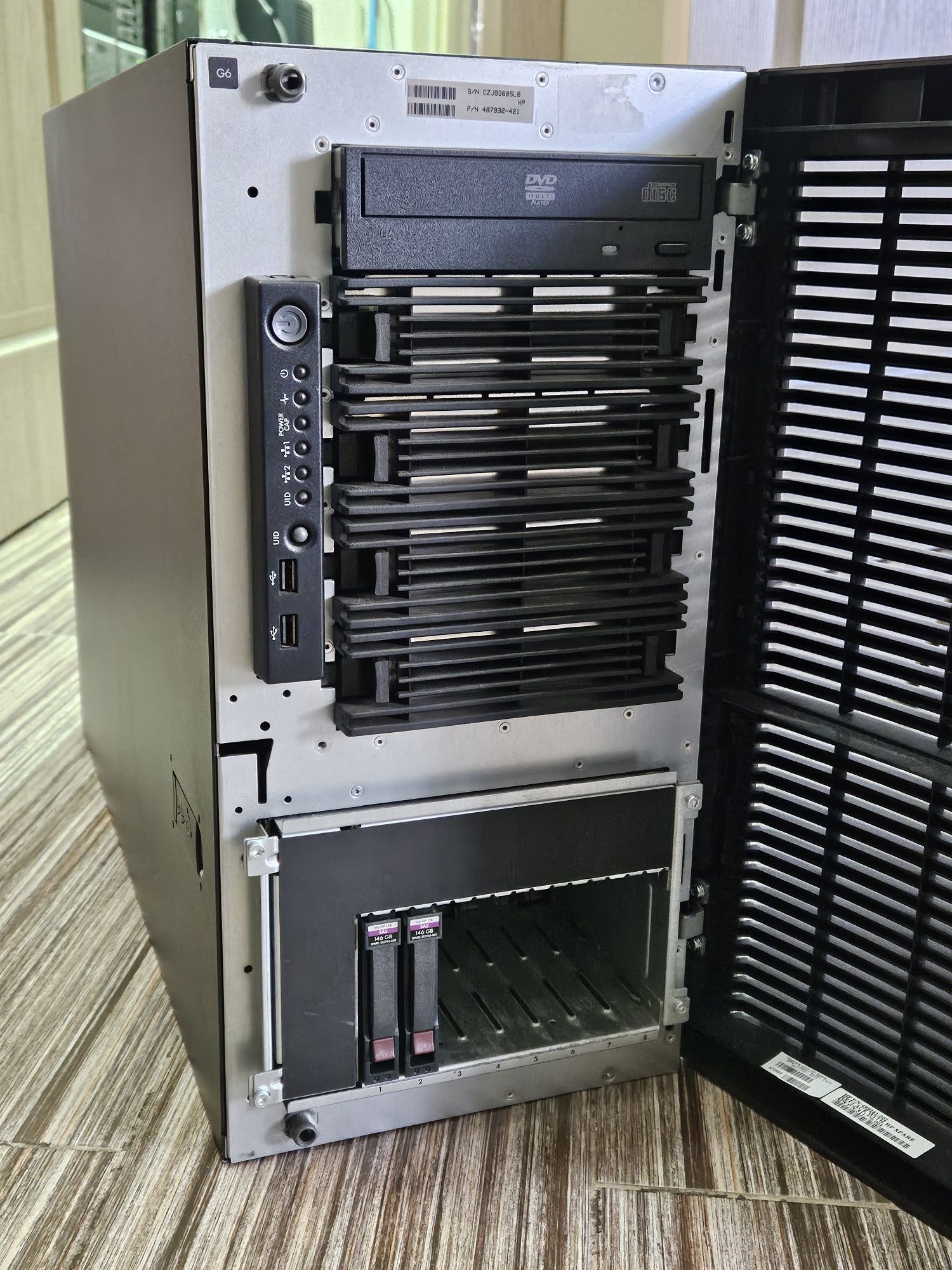 сервер hp ml350 g6 2 x xeon x5670 64gb ddr3
