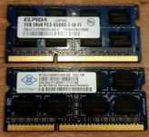 Pamięć RAM DDR3 Elpida Nanya 8500s 4GB (2x2GB)
