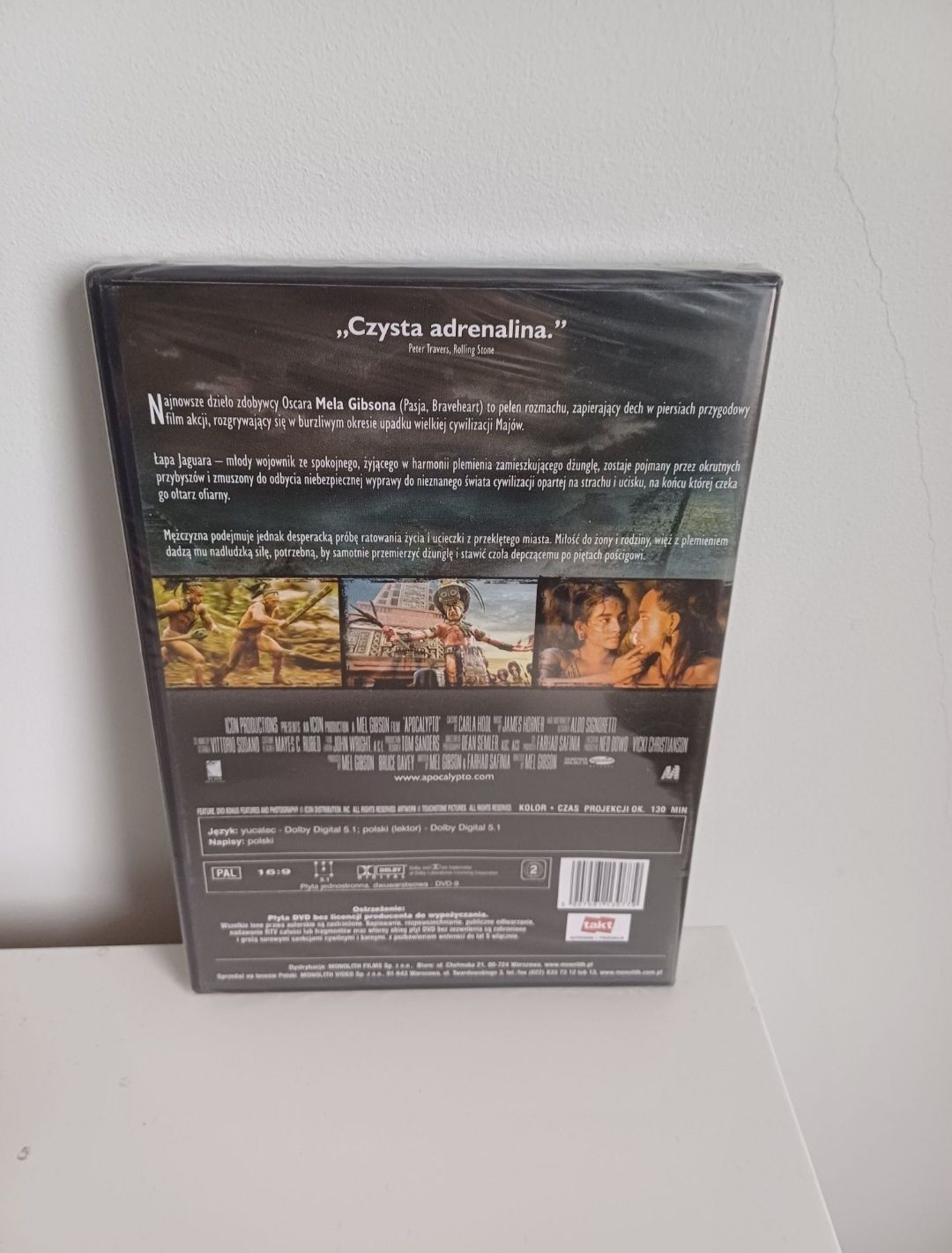 Film Apocalypto Mel Gibson płyta DVD