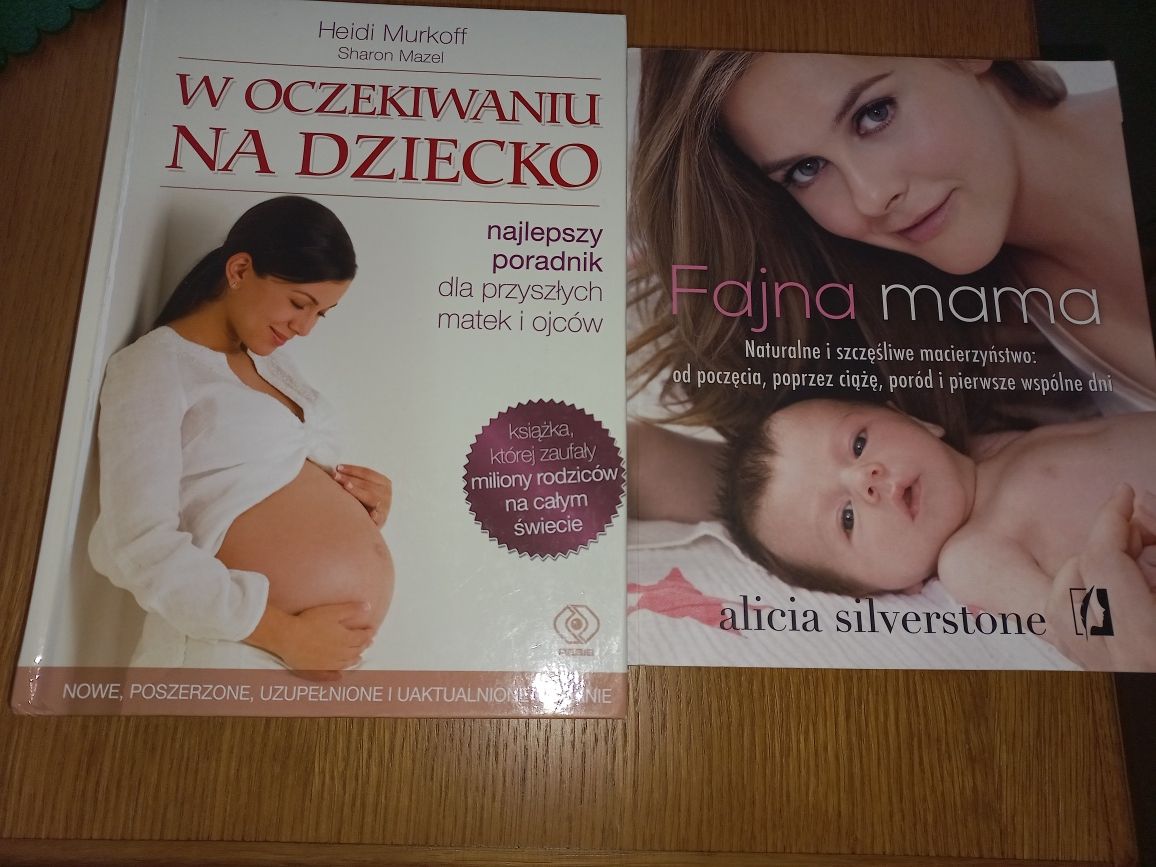 Ksiazka w oczekiwaniu na dziecko i fajna mama