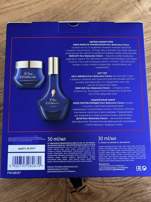 Zestaw Pani Walewska krem i perfumy