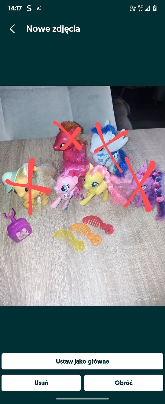 Figurki kucyków pony