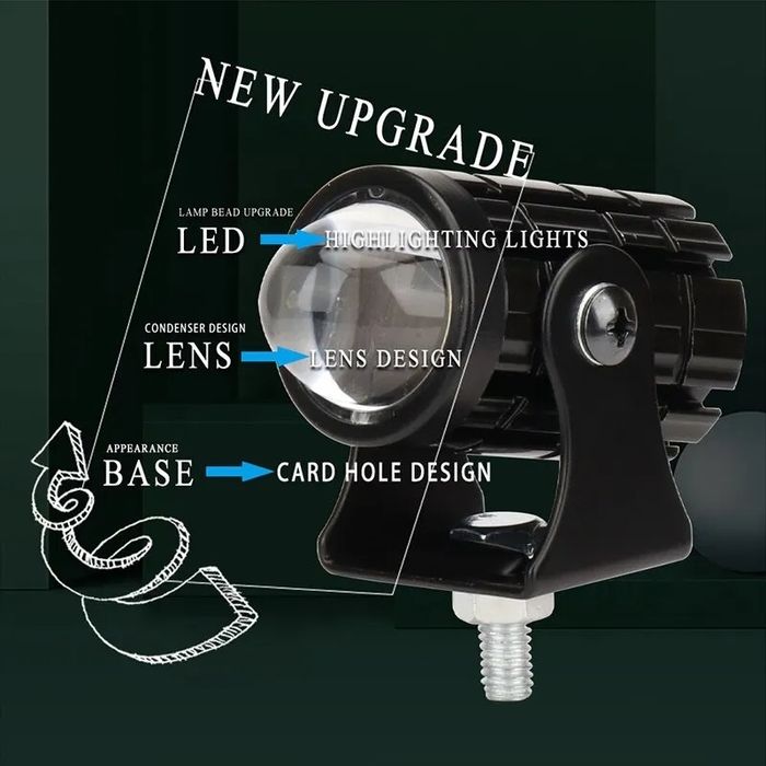 Фари для мотоцикла велосипеда