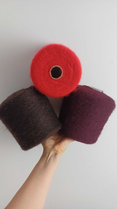 Superkid mohair 37% baby alpaca 37%  pa 26% z Włoch